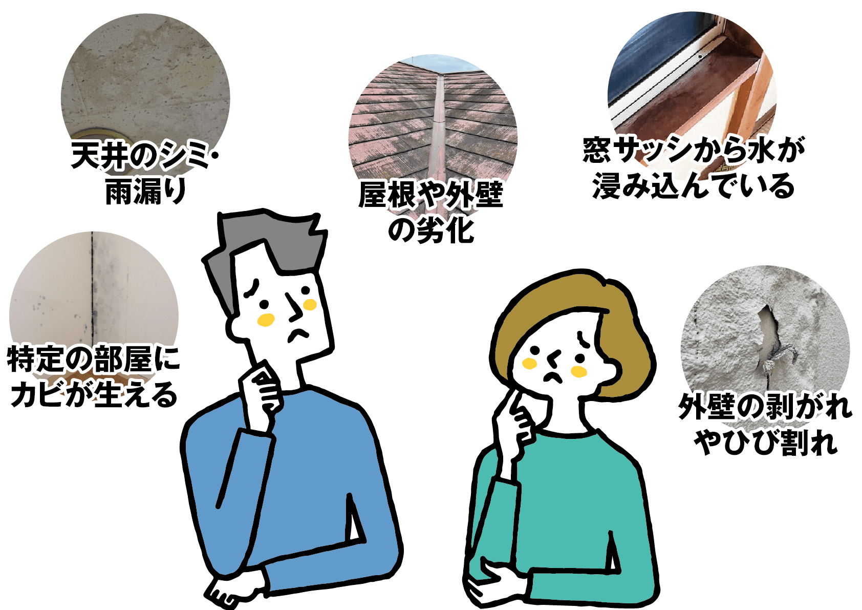 雨漏りの悩みはありませんか