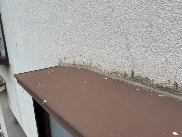 川口市にて屋根修理・庇補修工事 施工前