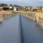 川口市にて築40年瓦屋根を横暖ルーフへ葺き替え 施工後